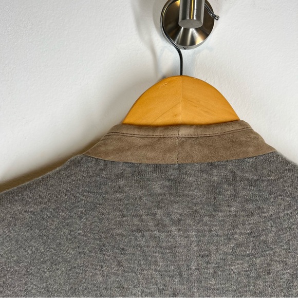 Ralph Lauren Black Label Cashmere Suede Open Cardigan - Picture 7 of 7